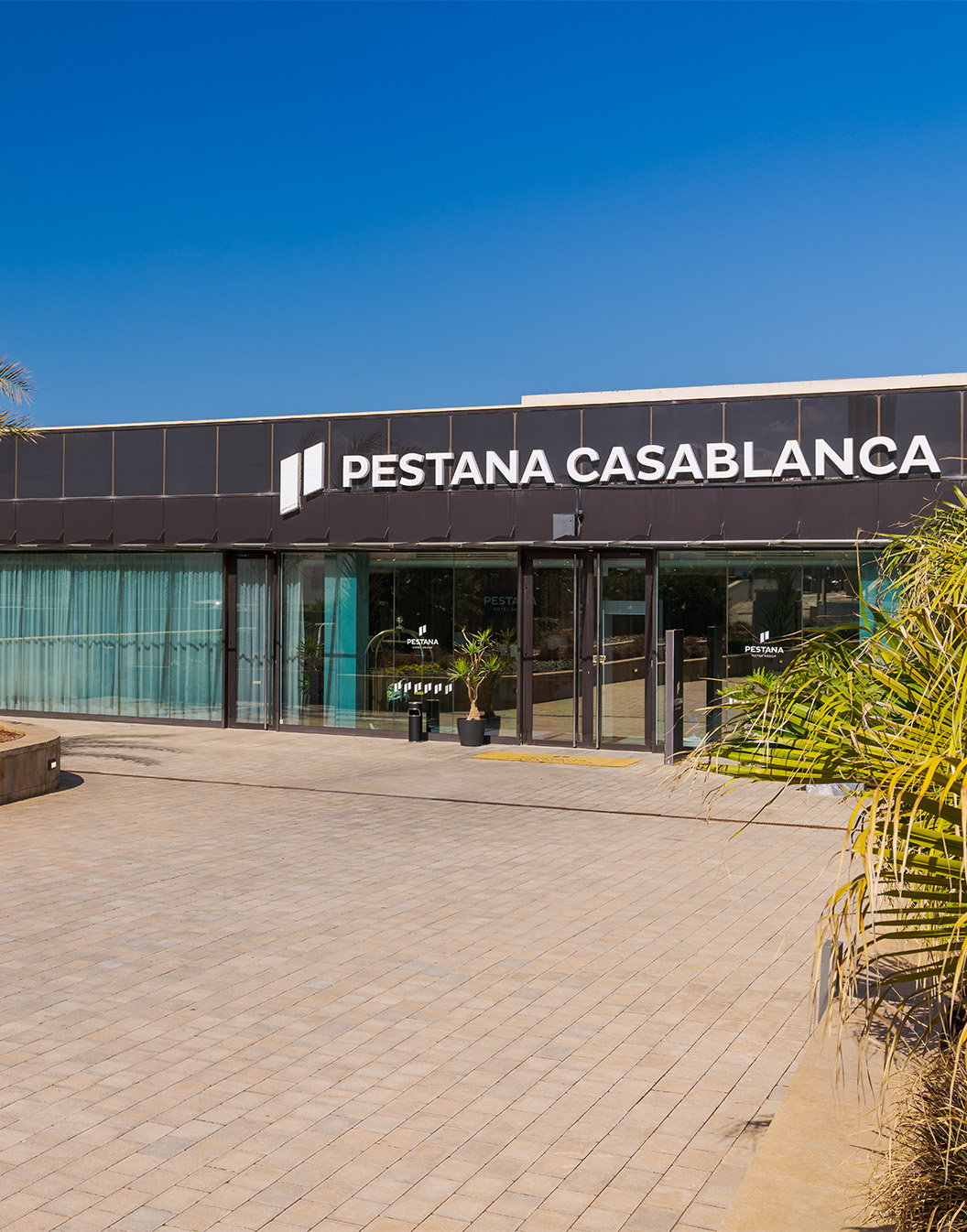Außenansicht des Pestana Casablanca, ein 4-Sterne-Hotel in Casablanca, Marokko