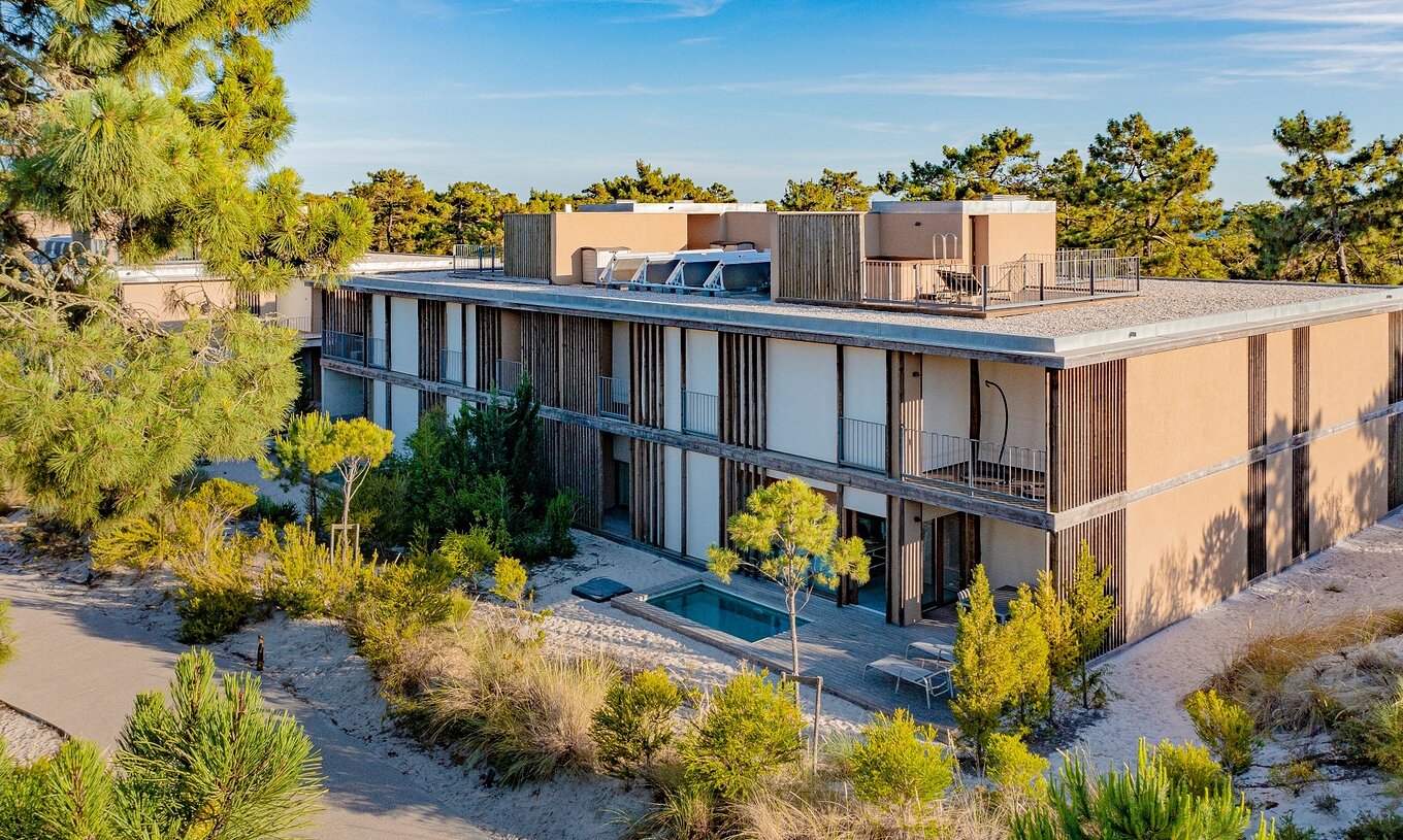 Apartment Eco Village Erdgeschoss Pestana Tróia Eco Resort hat Natur und einen Pool