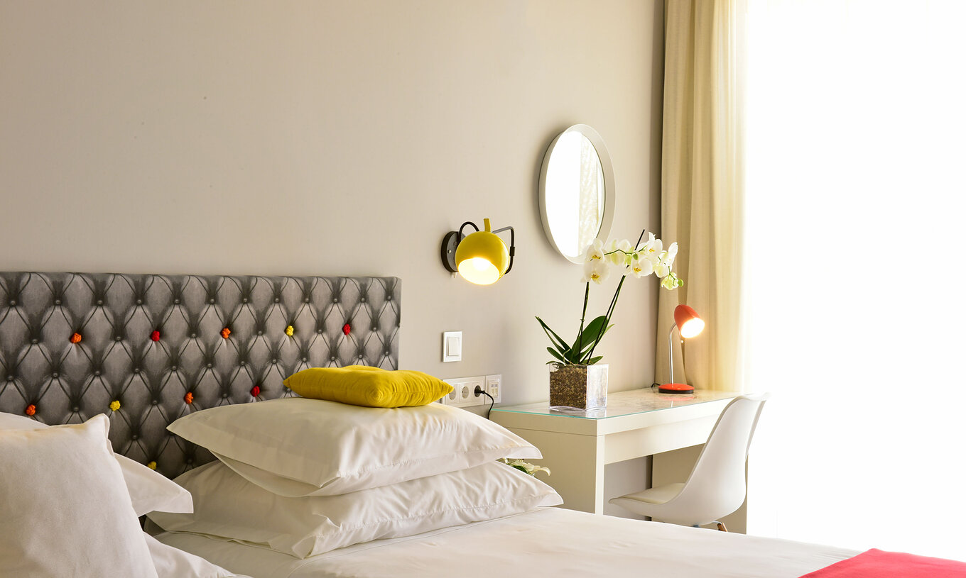 Die Doppel Suite Meerblick von Pestana Alvor South Beach hat zwei Einzelbetten