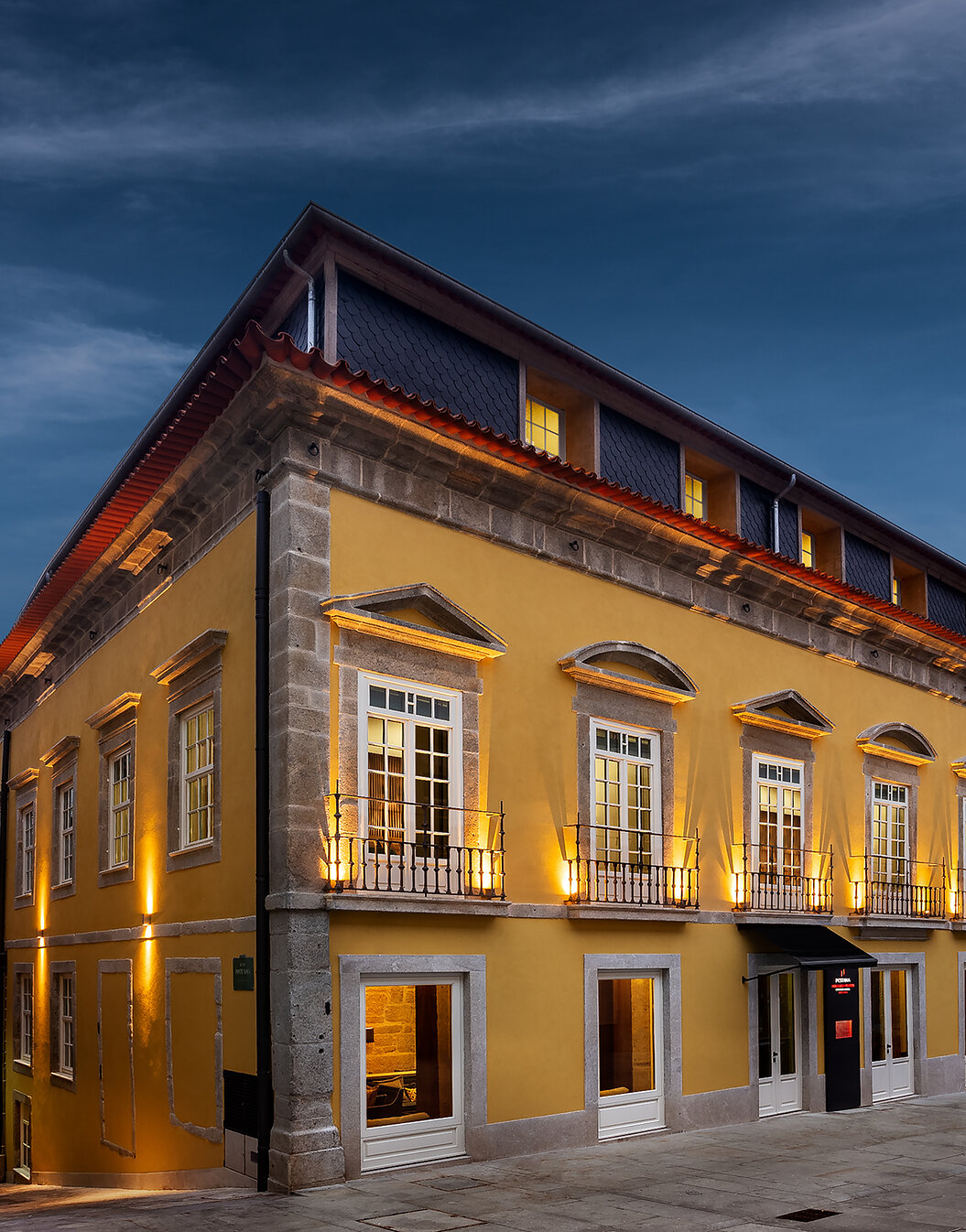 Historisches Gebäude der Pousada Porto - Rua das Flores, ein Hotel im Stadtzentrum mit Innenpool