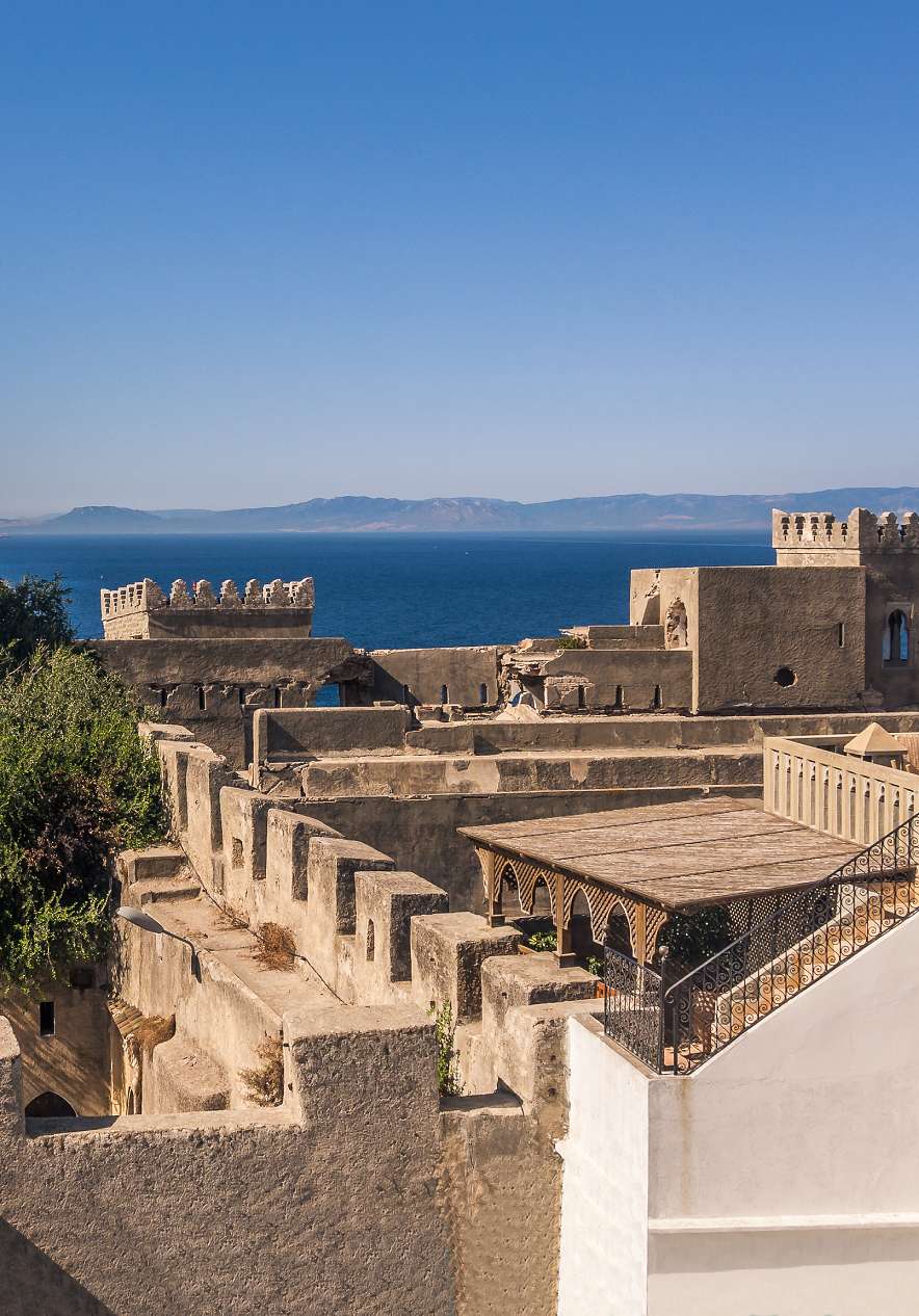 Historic Tangier medina near Pestana Tanger City Center, Hotel em Tânger Perto da Praia overlooking sea walls