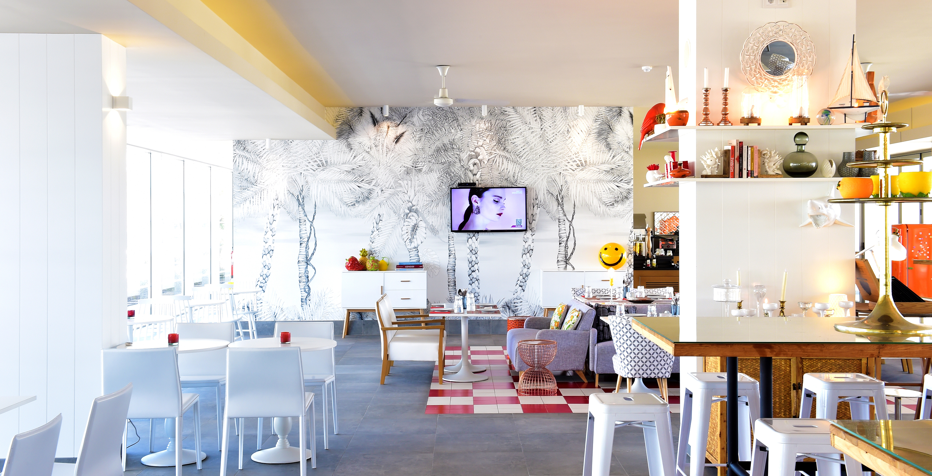 Pestana Alvor South Beach has a cozy indoor space to relax, watch TV, and snack
