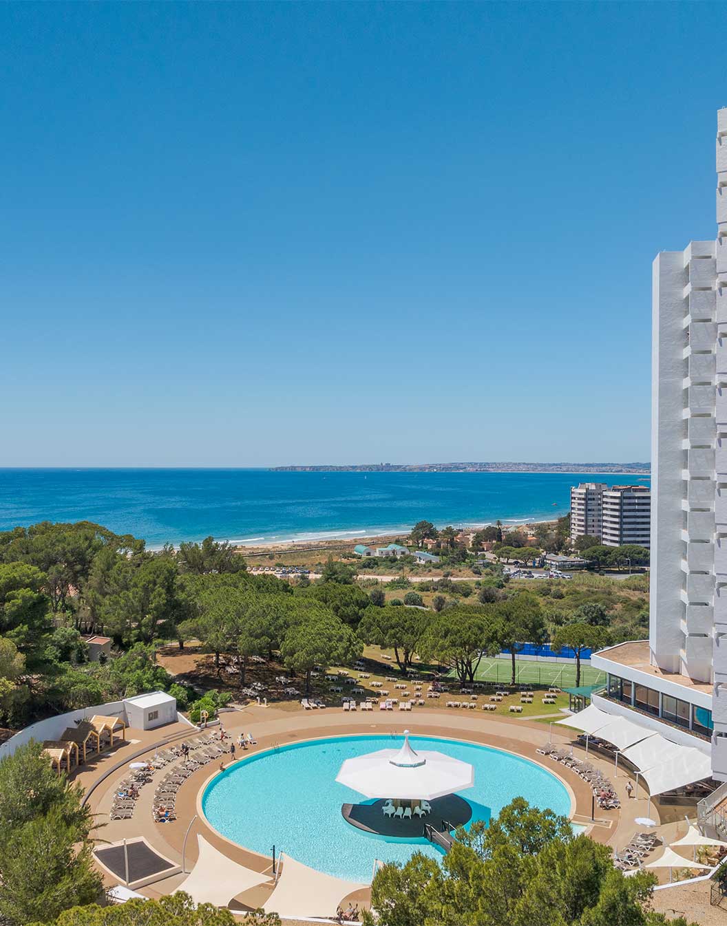 Exterior view of Pestana Blue Alvor Beach, an all-inclusive hotel in the Algarve