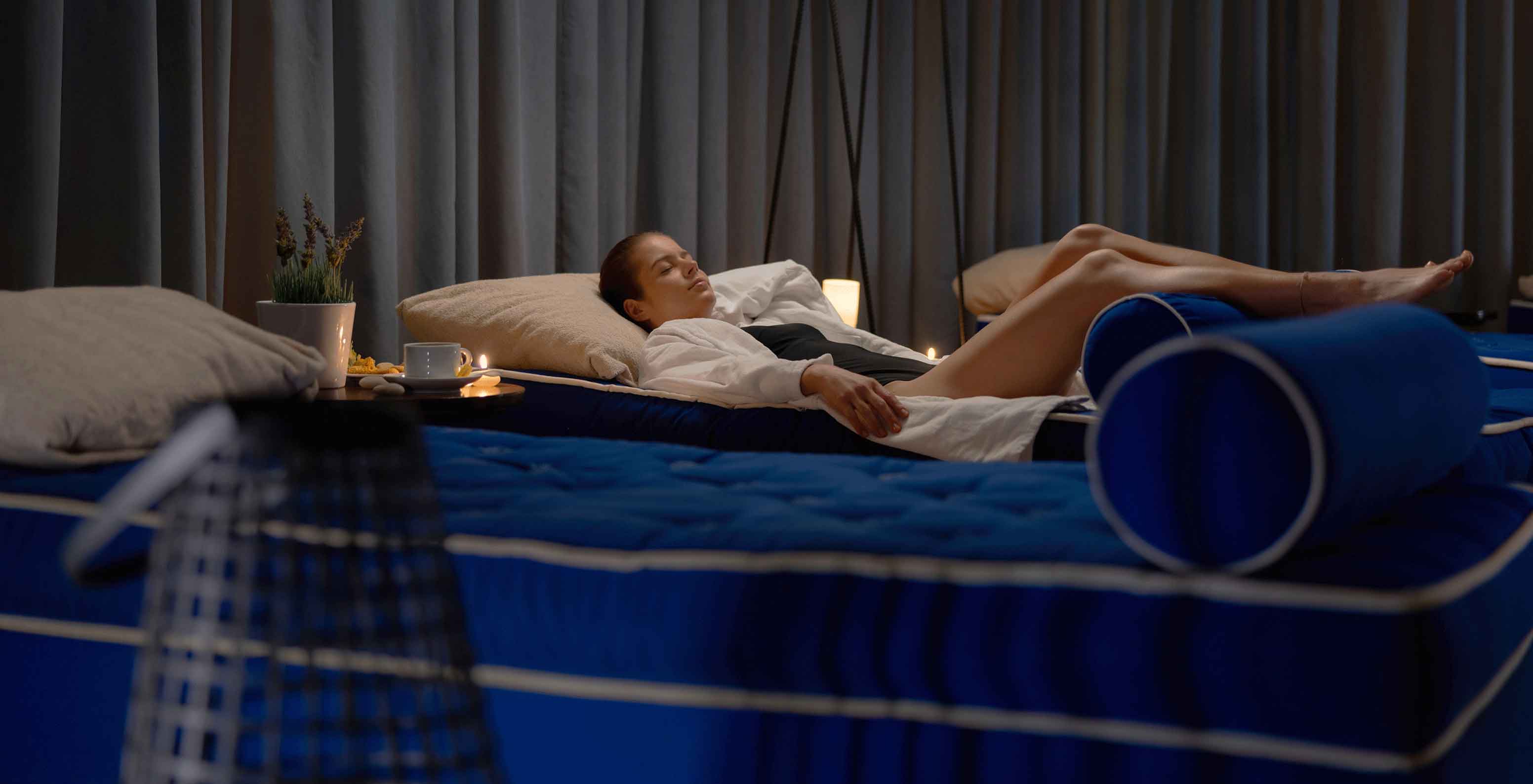 Relaxation area at the spa of Pestana Casino Park, hotel in Funchal by the sea, with spa and pool