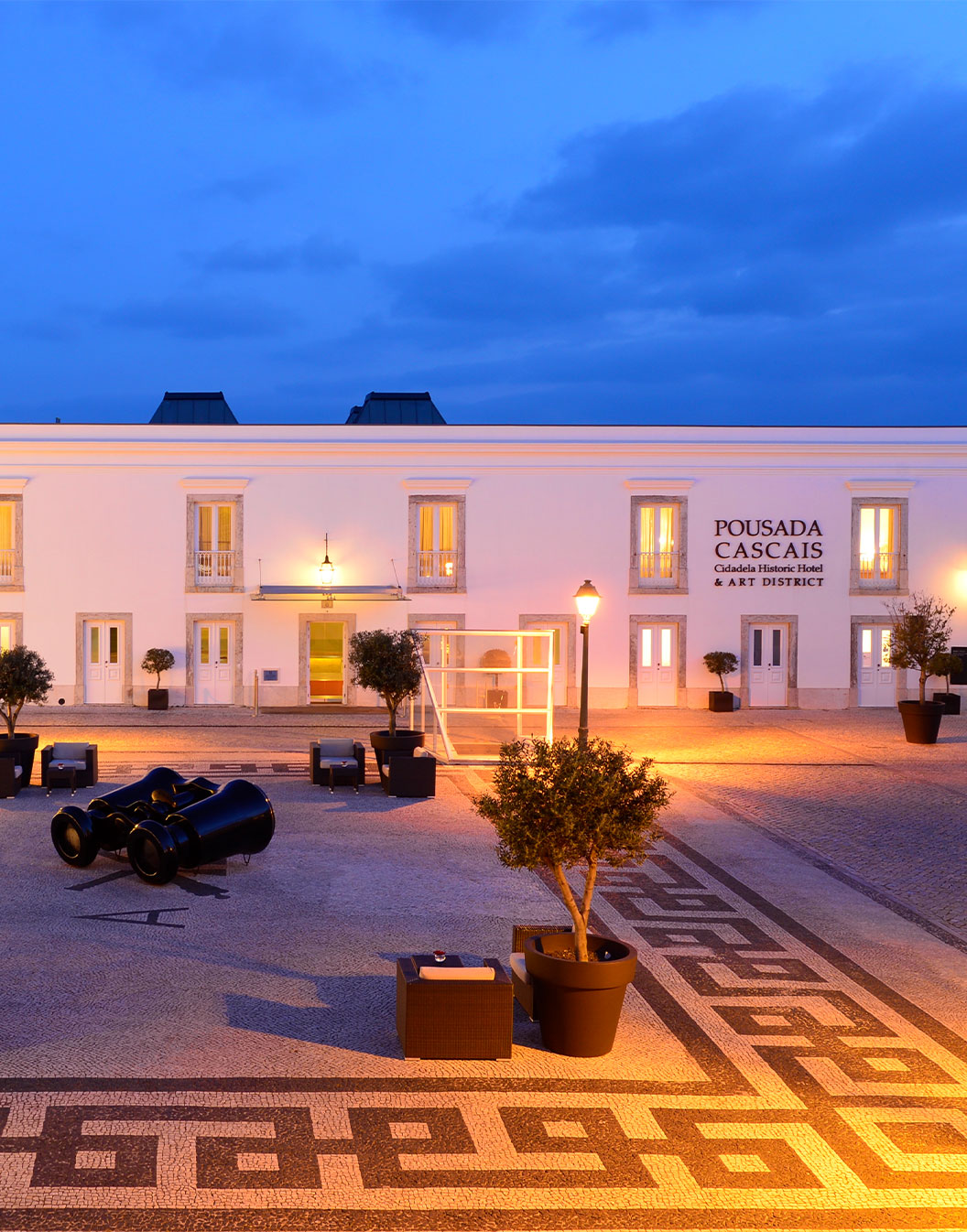 Vista exterior de Pestana Cidadela Cascais, un hotel de 5 estrellas en Cascais