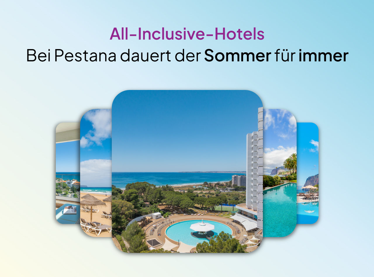 Genießen Sie diesen Sommer exklusive Rabatte in Pestana Hotels – von paradiesischen Orten bis zu ikonischen Städten