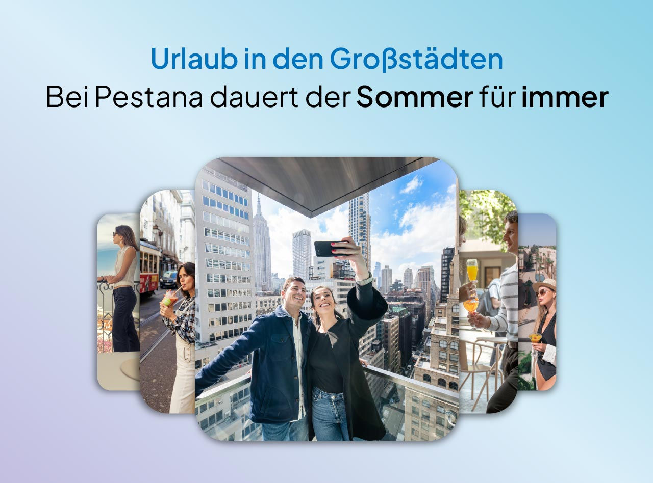 Genießen Sie diesen Sommer exklusive Rabatte in Pestana Hotels – von paradiesischen Orten bis zu ikonischen Städten