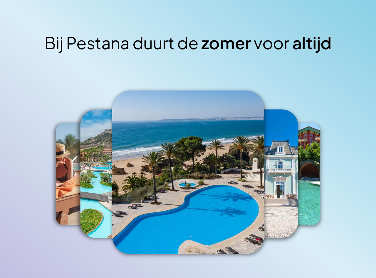 Bij Pestana duurt de zomer voor altijd met exclusieve kortingen bij de verschillende hotels van de Pestana Hotel Group